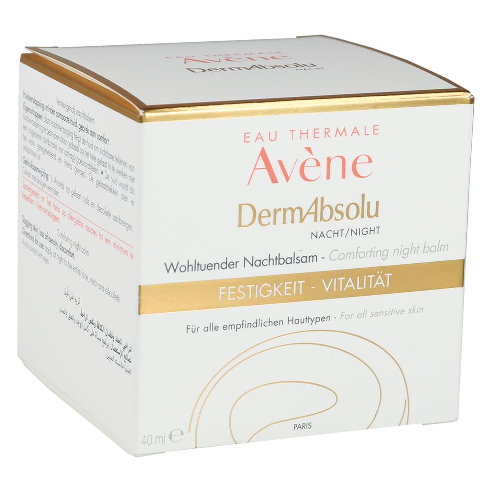Weiße Box von Avène mit Nachtbalsam für empfindliche Haut.